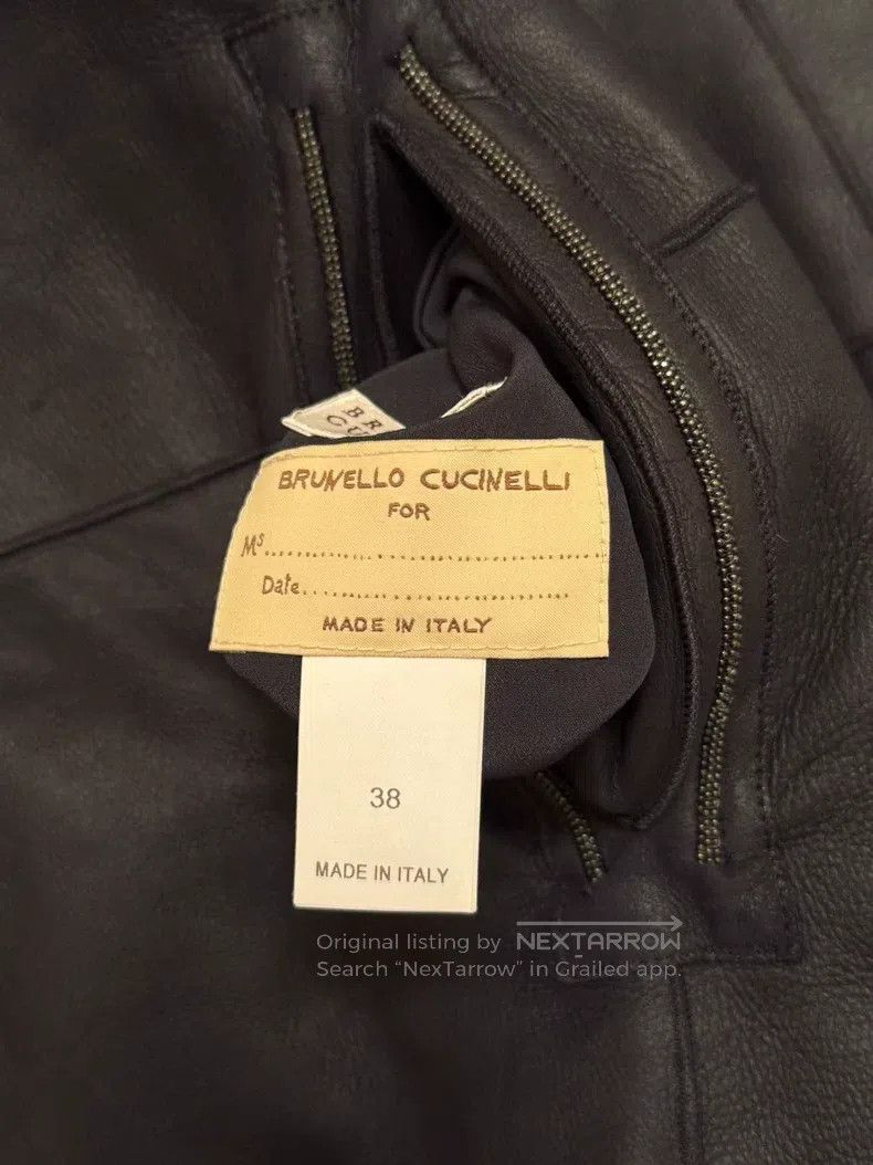 Brunello Cucinelli Brunello Cucinelli Double-Sided Fur and Leather Jacket Size XS / US 0-2 / IT 36-38 - 7 Thumbnail