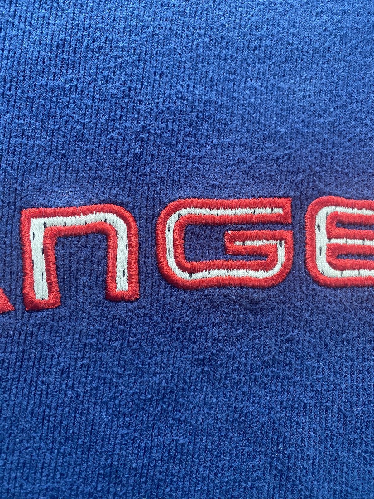 NHL Vintage 90’s New York Rangers Blue Line Ribbed Sweatshirt Size US XL / EU 56 / 4 - 4 Thumbnail