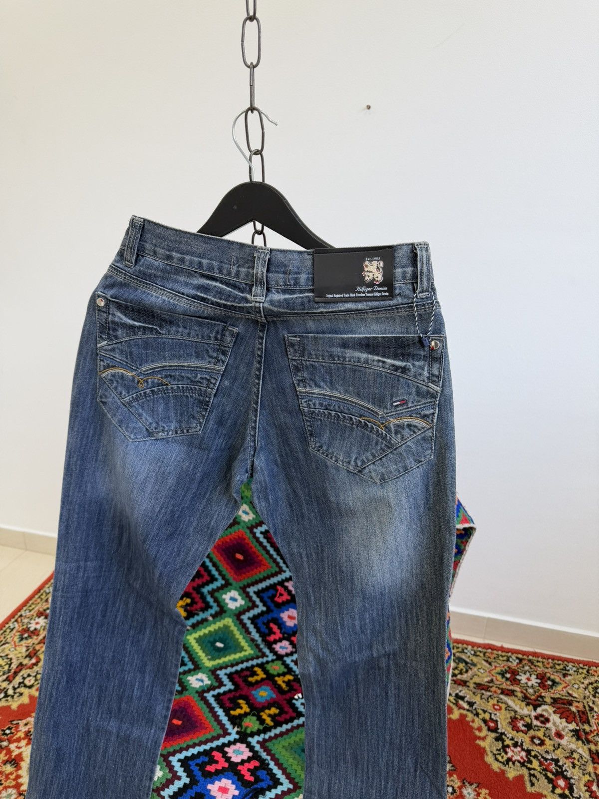 Hedi Slimane 00s Diesel Hedi Slimane Dior Style Washed Denim Jeans Size US 30 / EU 46 - 8 Thumbnail