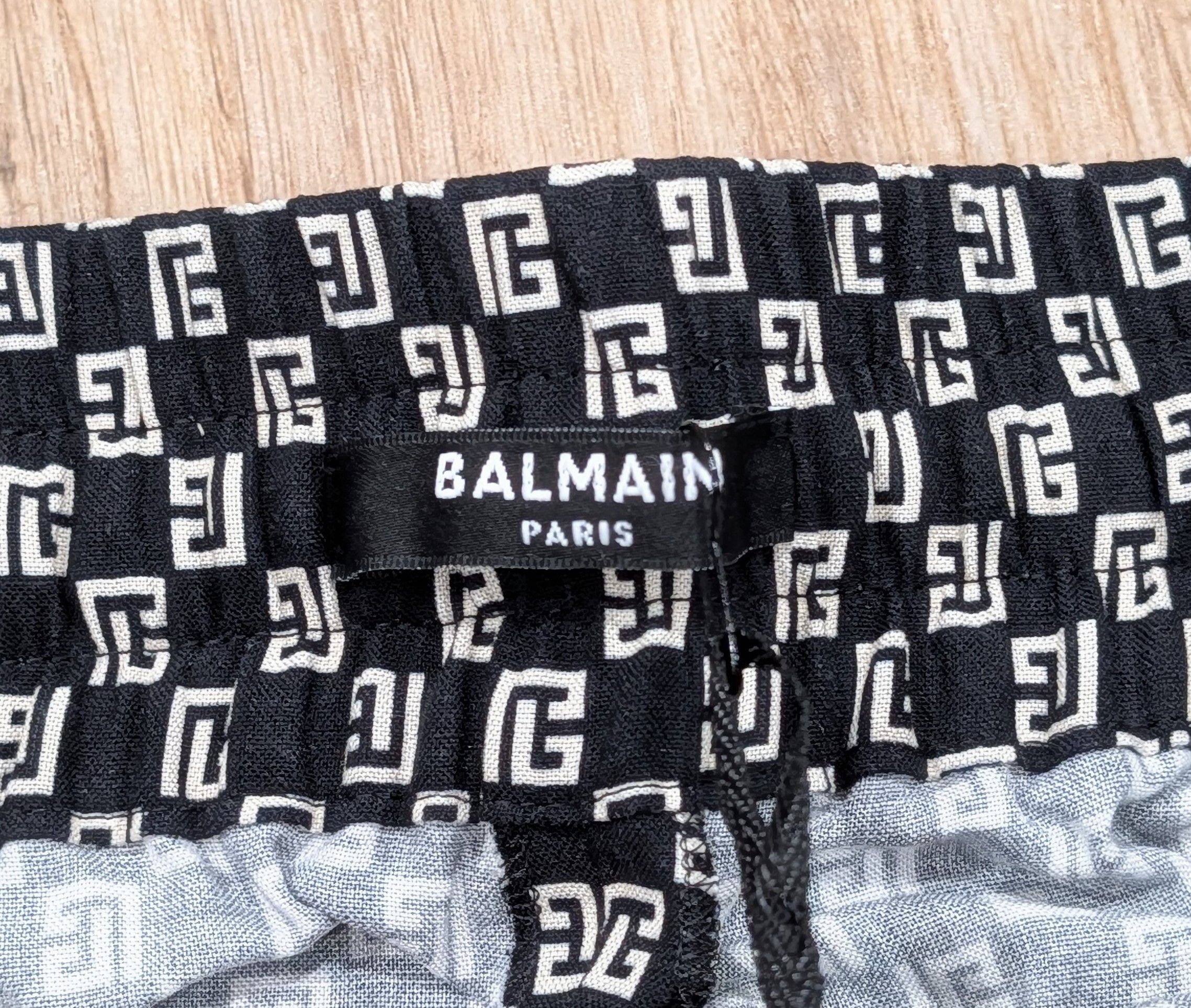 Balmain BALMAIN Mini Monogram Paisley Jogger Pants Black 50 US 34 Size US 34 / EU 50 - 4 Thumbnail