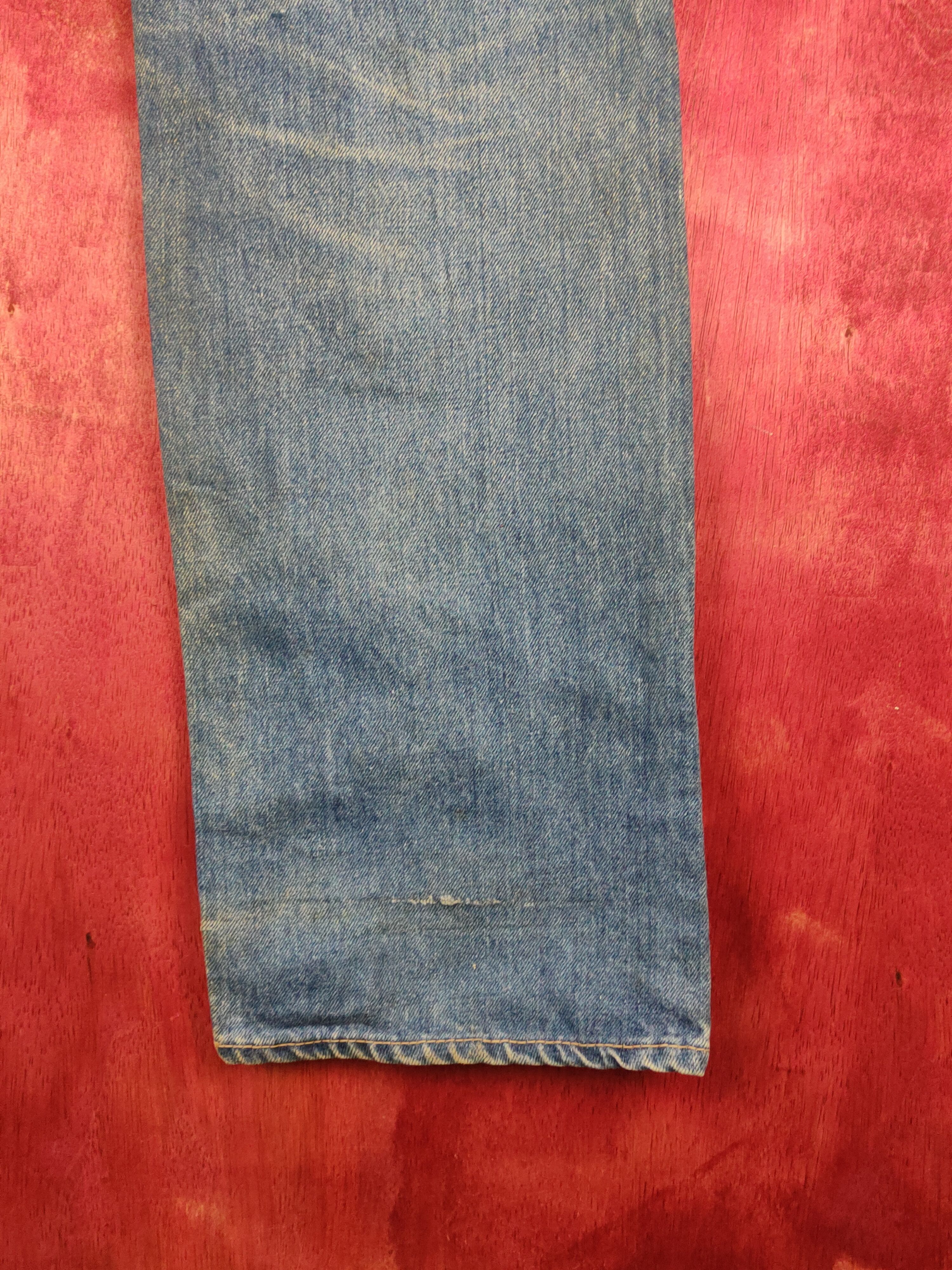 Big John Big John Blue Faded Distressed Ripped Jeans #S2209 Size US 29 - 13 Thumbnail