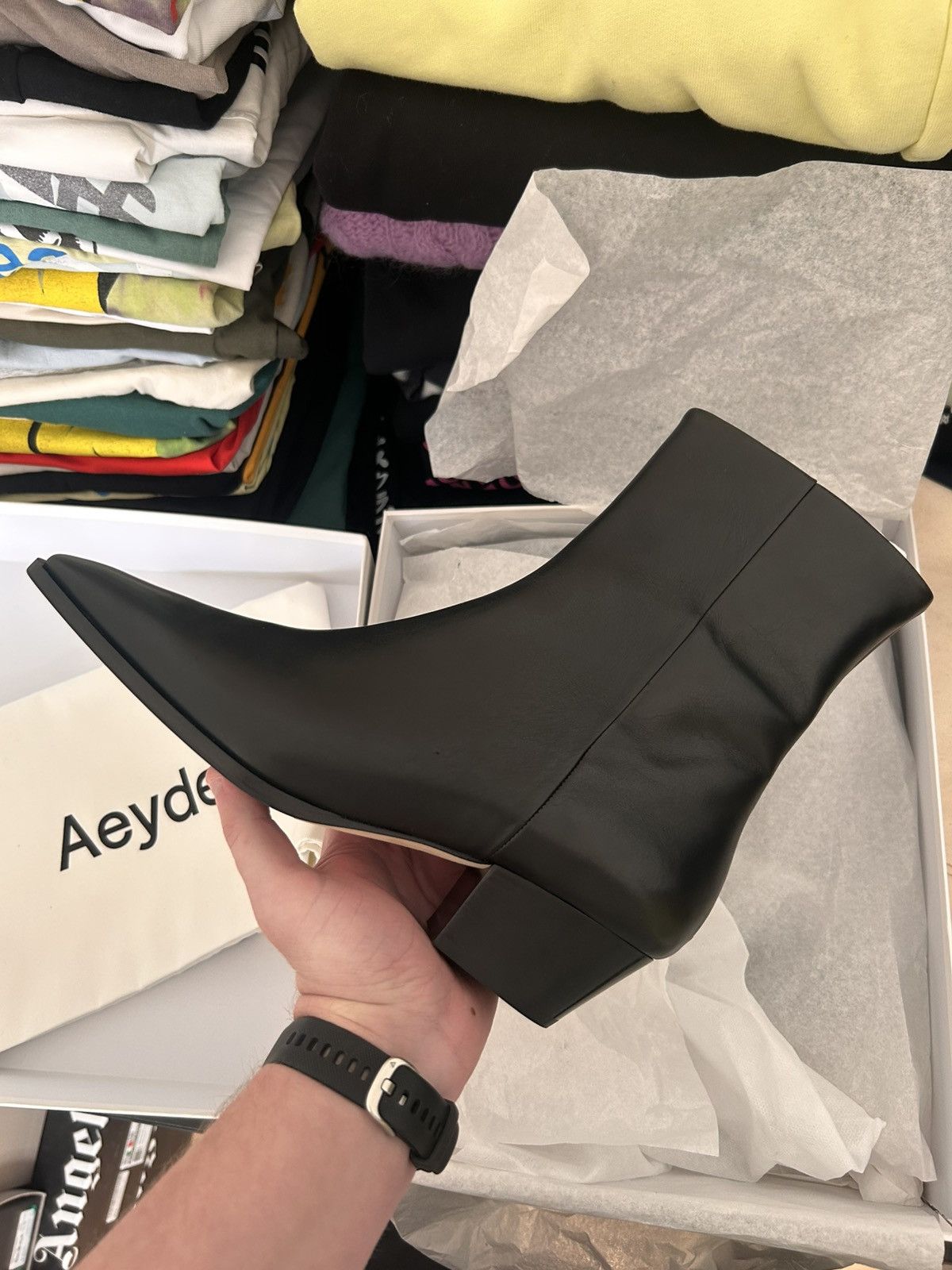 aeyde Aeyde Baba Calf Leather Boots Size US 11 / IT 41 - 2 Thumbnail