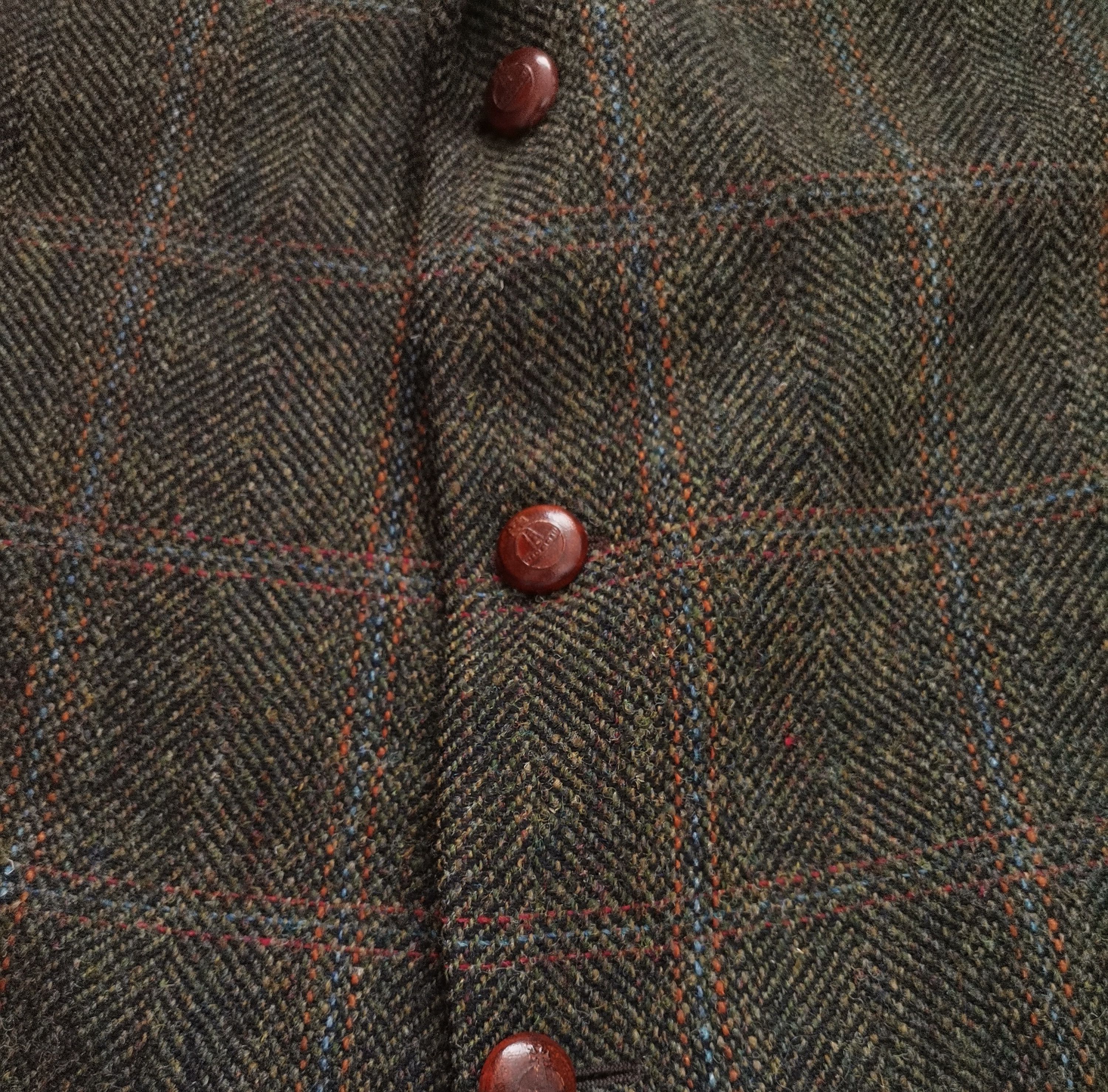 Harris Tweed Barutti x Harris Tweed Wool Blazer Size 44L - 2 Thumbnail