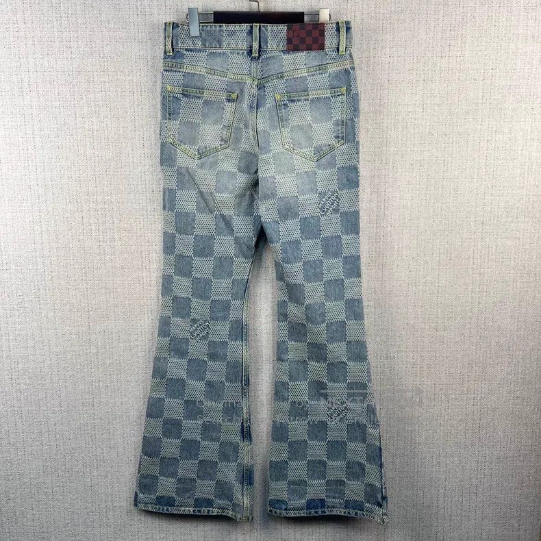 Louis Vuitton Louis Vuitton SS24 Checkerboard Chain Mini Flared Casual J Size US 29 - 3 Thumbnail