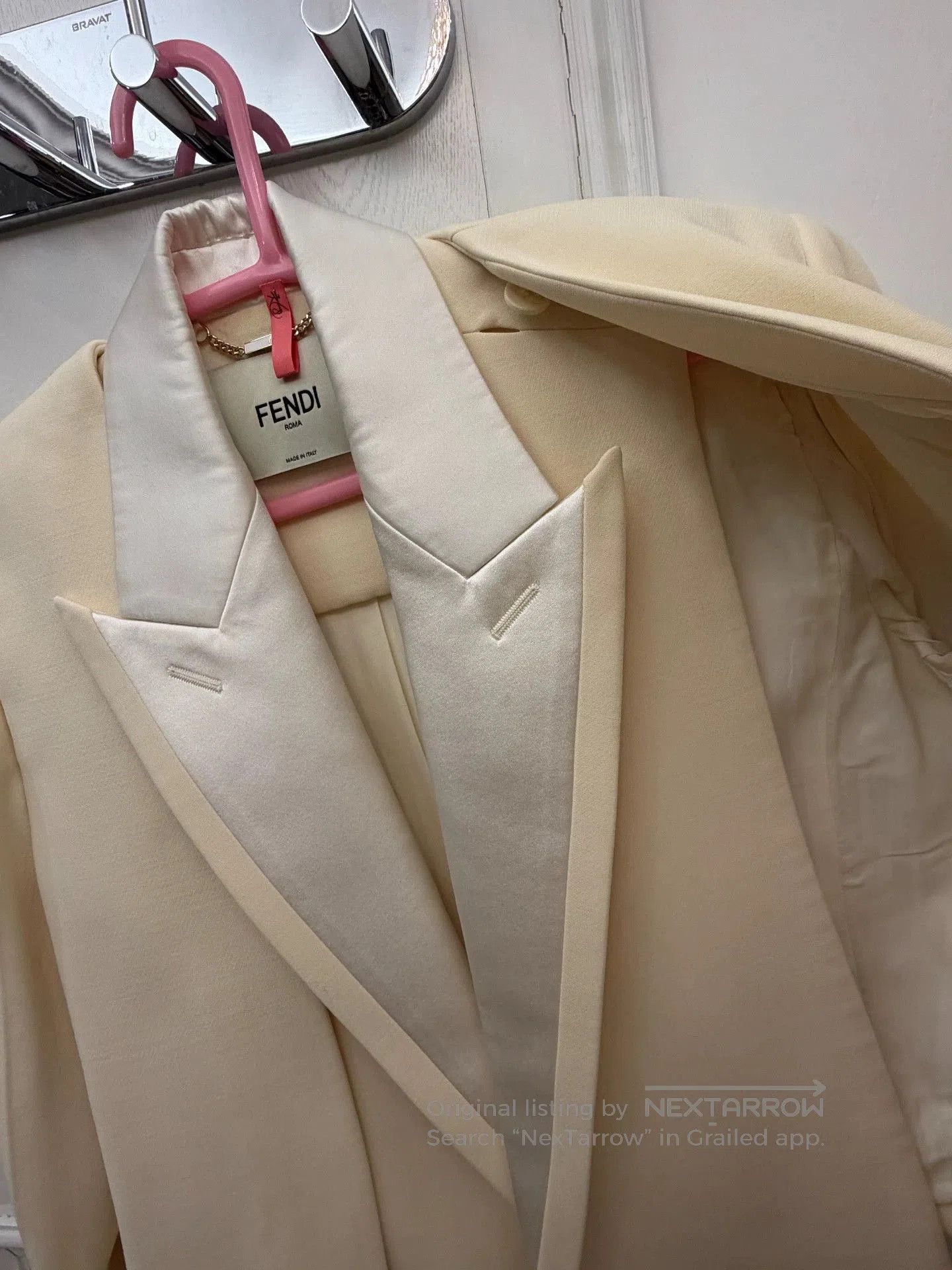 Fendi Fendi Ivory Suit Three-Piece Set. Size US S / EU 44-46 / 1 - 4 Thumbnail