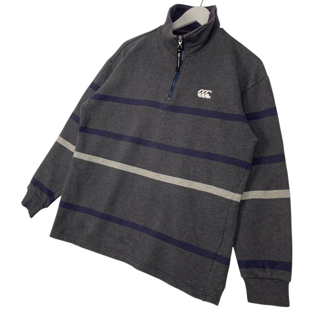 Other Vintage Canterbury Of New Zealand Hoodie Sweater Zip Gray Size US M / EU 48-50 / 2 - 2 Thumbnail