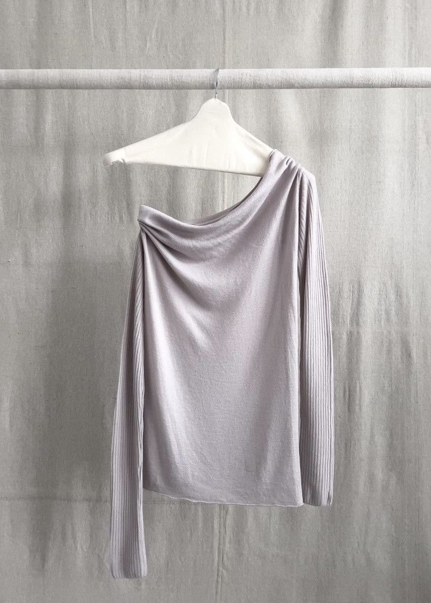 Rick Owens FW03 ‘TRUCKER’ Runway Off-Shoulder Wool Knit Size S / US 4 / IT 40 - 3 Thumbnail