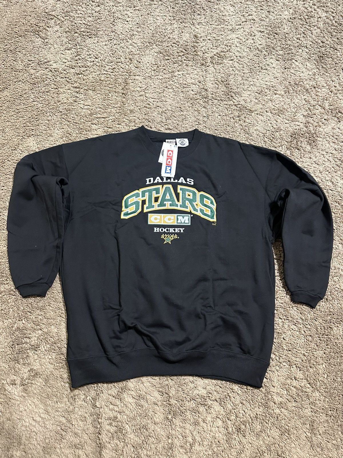 NHL Vintage NHL CCM Dallas Stars sweater 90s size 2XL Size US XXL / EU 58 / 5 - 1 Thumbnail