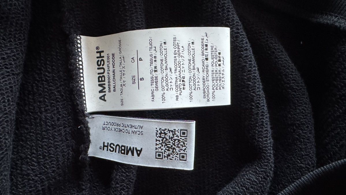 Ambush Design Ambush hoodie new with tags S black oversize Size US S / EU 44-46 / 1 - 11 Thumbnail