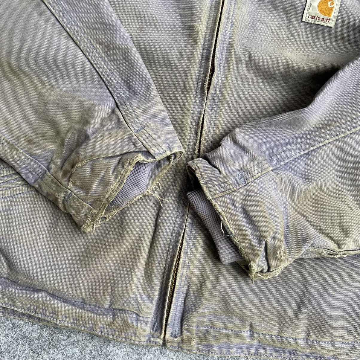 Carhartt × Vintage Vintage Faded Carhartt Detroit Hooded Jacket Size US M / EU 48-50 / 2 - 9 Thumbnail