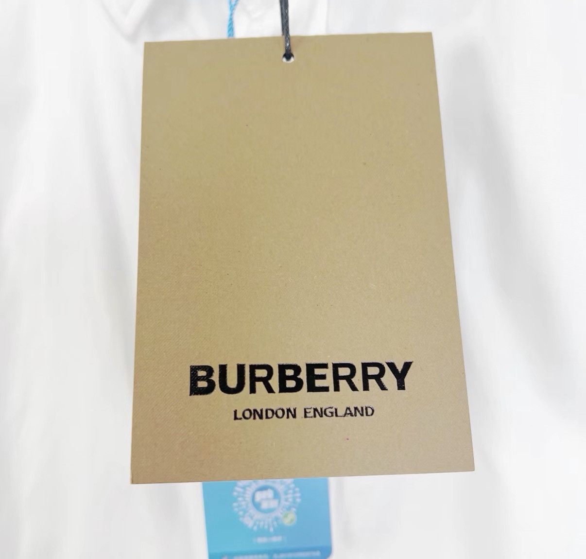 Burberry Burberry Single-Breasted Embroidered Long Sleeve Shirt K12 Size US S / EU 44-46 / 1 - 4 Thumbnail