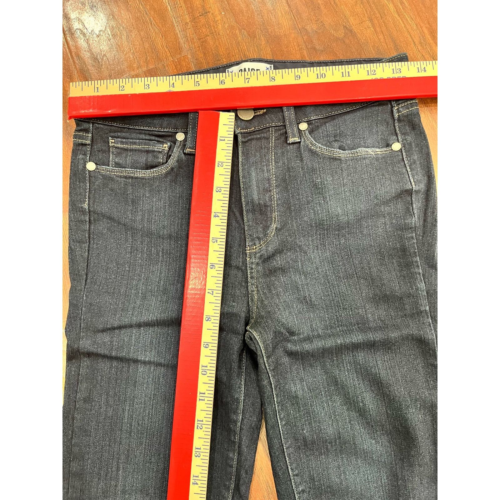 Paige Paige Jeans Hoxton Ultra Skinny High Rise Dark Wash Jeans 26 Size 26" / US 2 / IT 38 - 9 Thumbnail