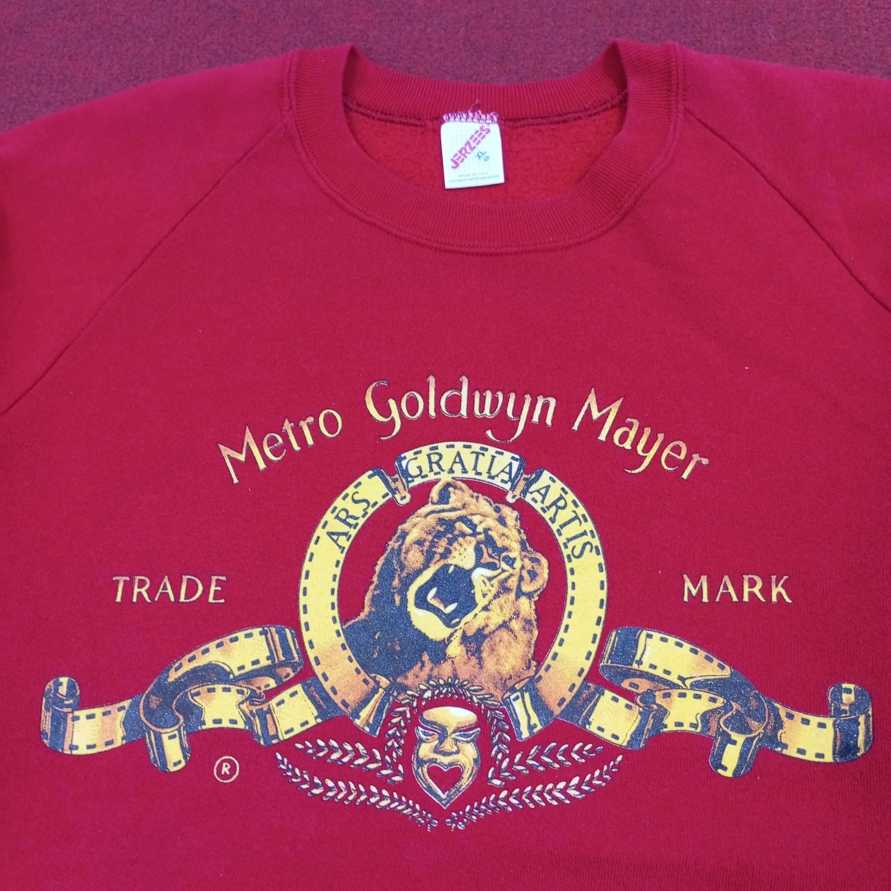 Vintage Metro Goldwyn Mayer Television Company Vintage Sweatshirt Size US M / EU 48-50 / 2 - 2 Thumbnail