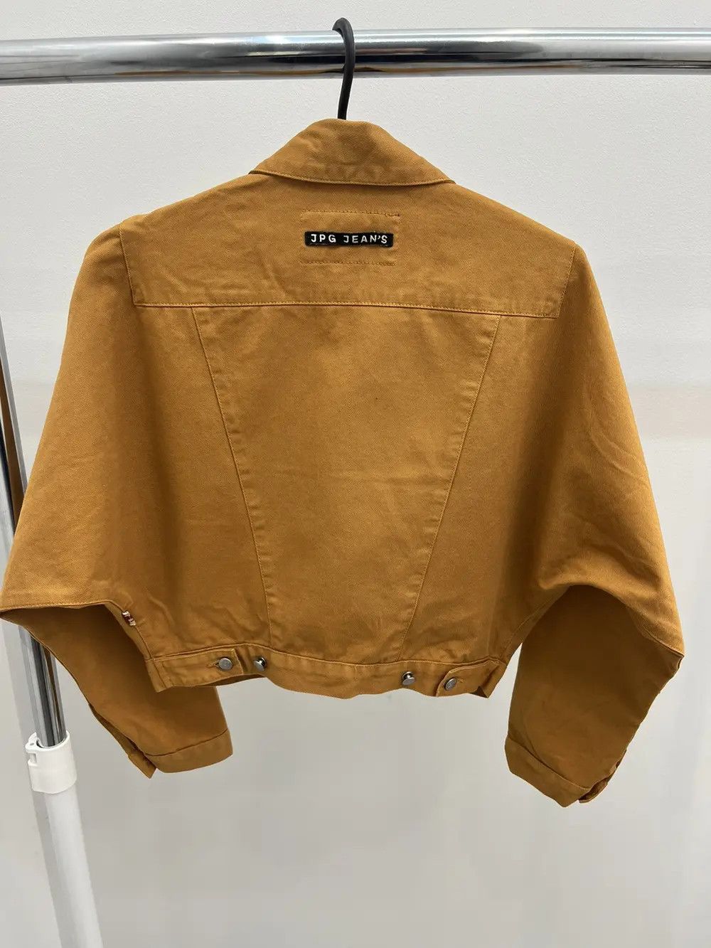 Jean Paul Gaultier Archive 90's JPG Jeans Donna Wide Cropped Denim Jacket Size M / US 6-8 / IT 42-44 - 2 Thumbnail