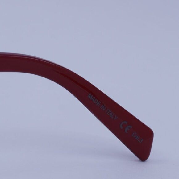 Saint Laurent Paris Saint Laurent SL467 003 Sunglasses Red Cat Eye Frame Size ONE SIZE - 9 Thumbnail