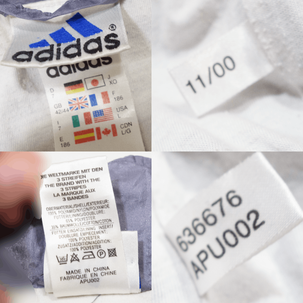 Adidas 2000 Nylon Sport Jacket Size US L / EU 52-54 / 3 - 7 Thumbnail