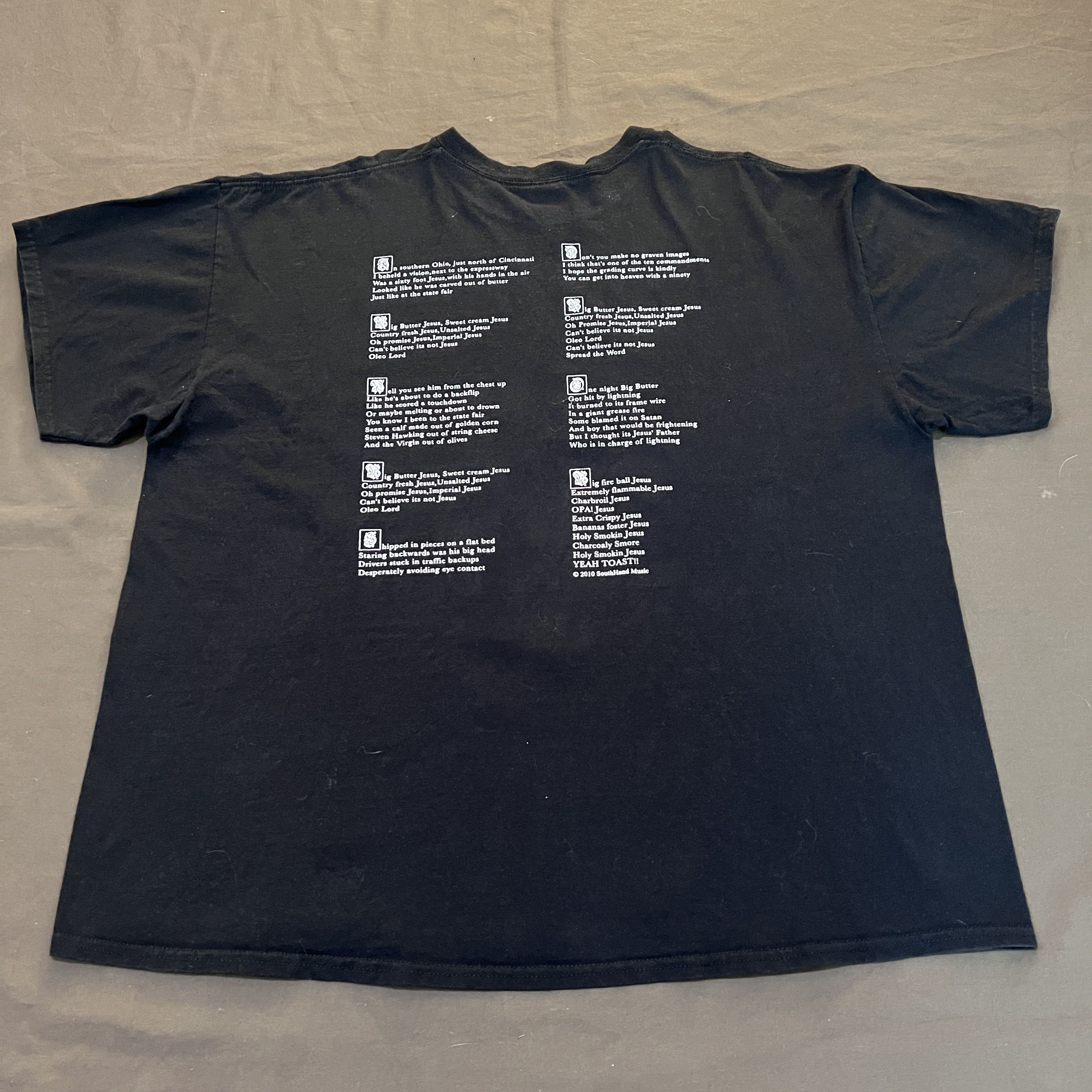 Vintage Vintage Y2K Big Butter Jesus God Bible Holy Promo Tee 2XL Size US XXL / EU 58 / 5 - 4 Thumbnail