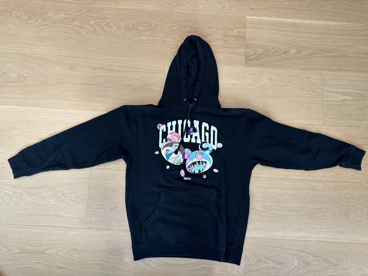 image of Complexcon Exclusive Chicago Hoodie in Black, Men's (Size Medium)
