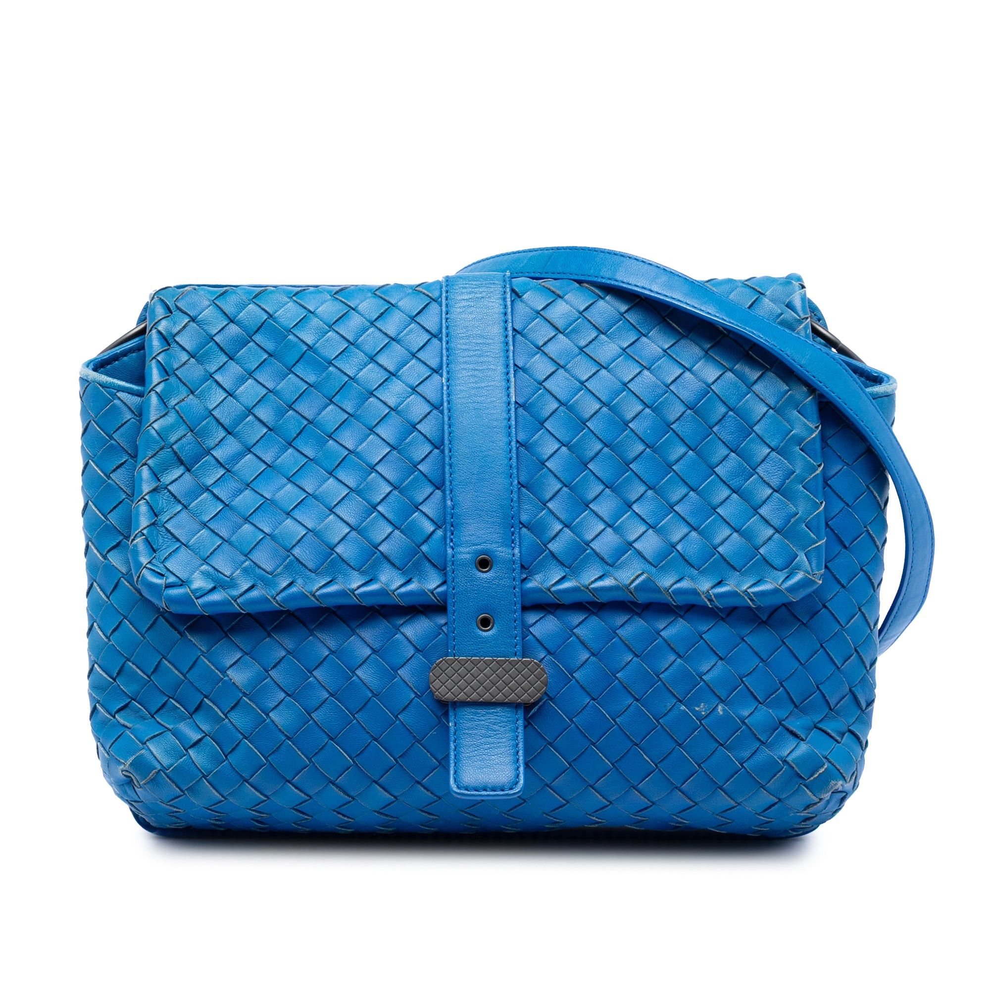 Bottega Veneta Nappa Intrecciato Double Sided Flap Shoulder Bag Size ONE SIZE - 1 Thumbnail