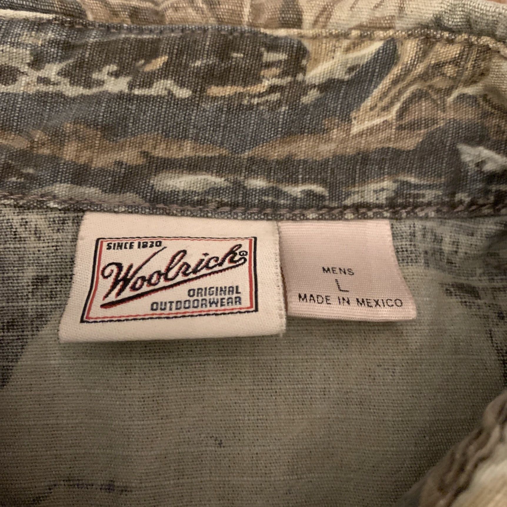 Vintage VINTAGE Woolrich Button-Up Shirt Mens Large Realtree Camo Flannel Long Sleeve Brown 90s Outdoors Size US L / EU 52-54 / 3 - 3 Thumbnail