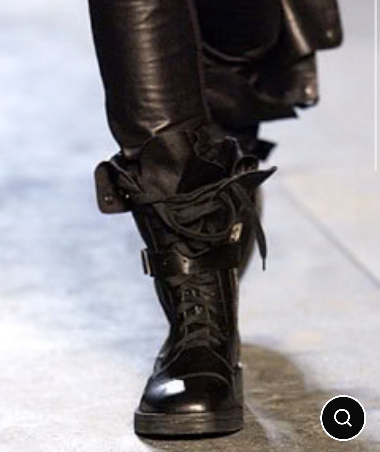 Ann Demeulemeester Ann Demeulemeester Leather Runway Biker Boots Size US 7 / IT 37 - 3 Thumbnail