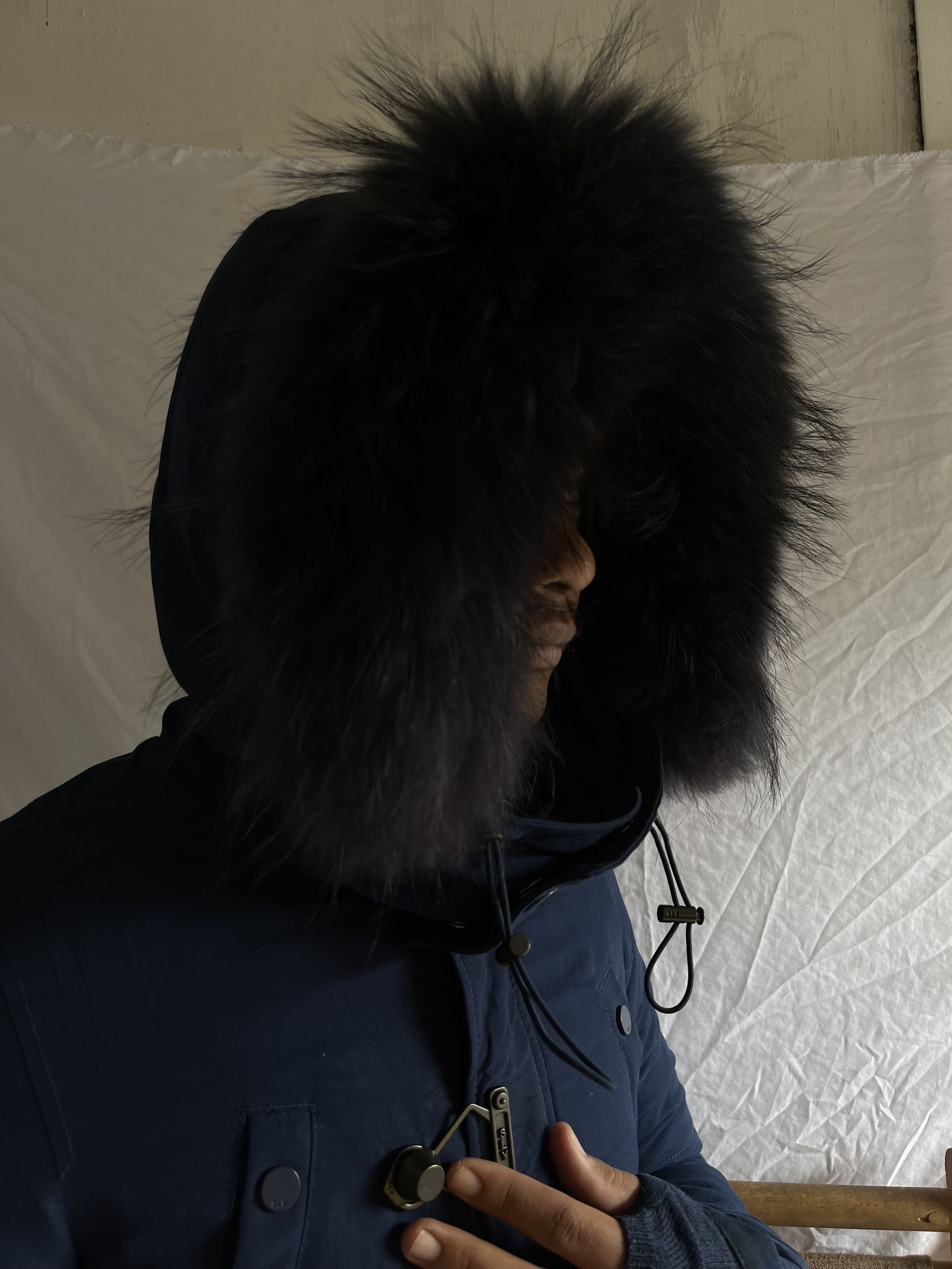 Le Grande Bleu (L.G.B.) SLY Japanese Brand Fur Raccoon Jacket Thumb Hole Design Size US S / EU 44-46 / 1 - 3 Thumbnail