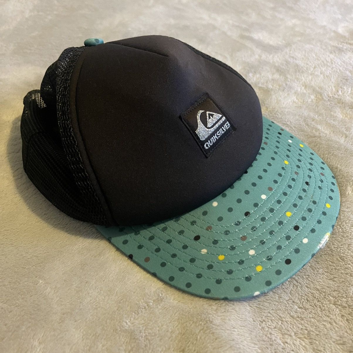 Quiksilver Quiksilver Hat Men One Size Black Trucker Adjustable Cap Size ONE SIZE - 2 Thumbnail