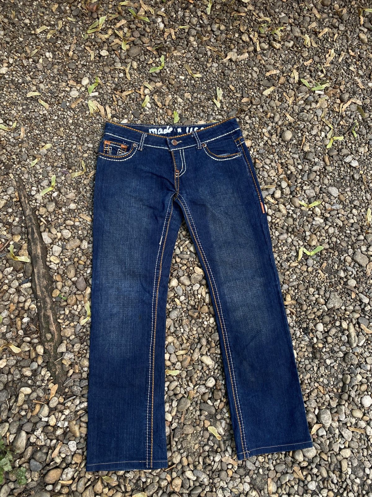 True Religion × Vintage Vintage True Religion Y2K Jeans Size 24" / US 00 / IT 34 - 6 Thumbnail