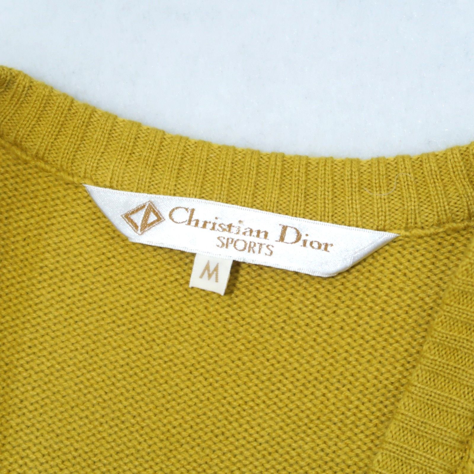 Christian Dior Monsieur 🔥RARE🔥90s Christian Dior Sports Cable Knit Vest Size US M / EU 48-50 / 2 - 4 Thumbnail