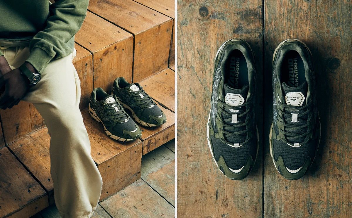 Maharishi × Mizuno Maharishi mizuno waverider 10 Size US 11.5 / EU 44-45 - 3 Thumbnail