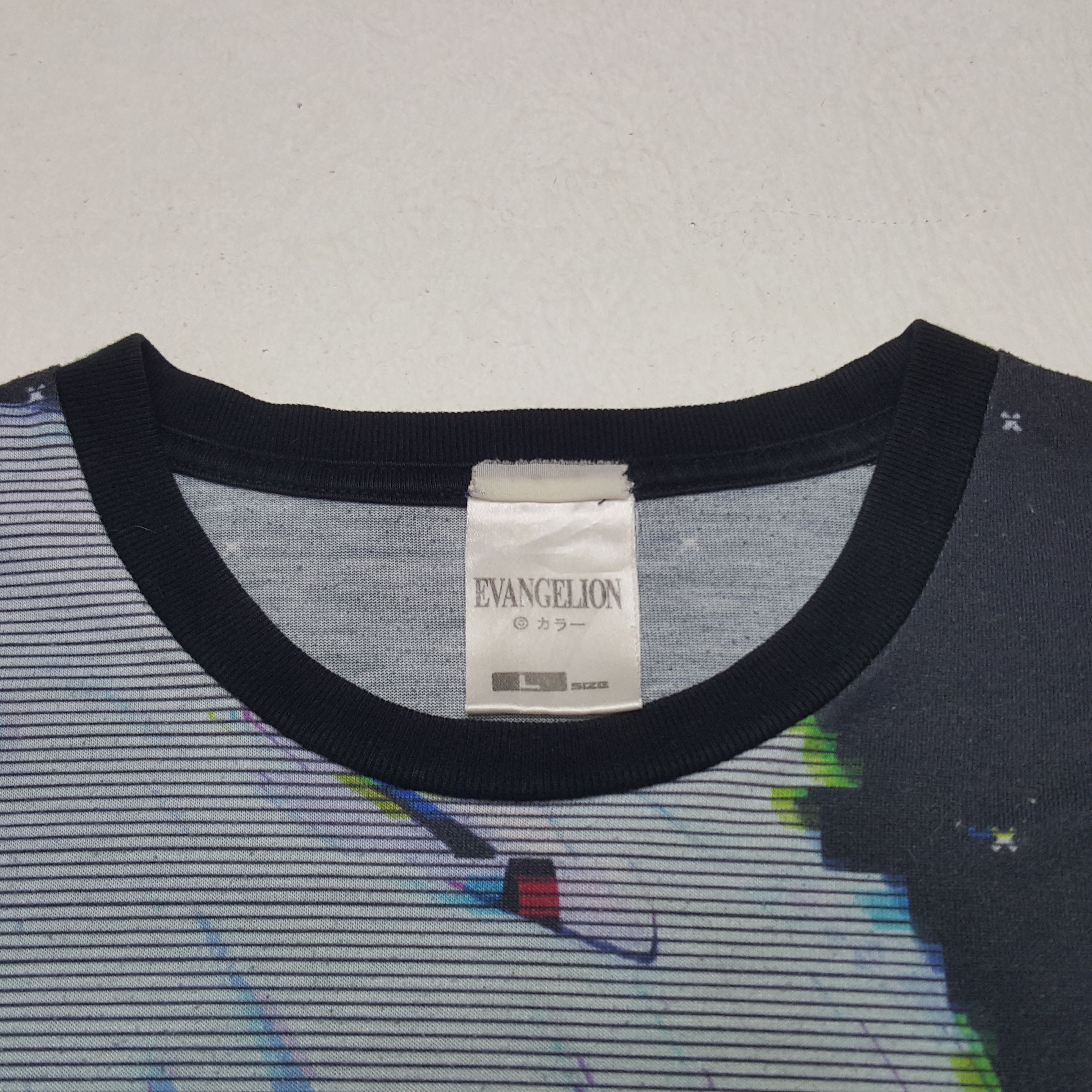 Japanese Brand × Vintage Vintage Evangelion Nerv Tokyo-3 Anime Glitch Design Tshirt Size US L / EU 52-54 / 3 - 5 Thumbnail