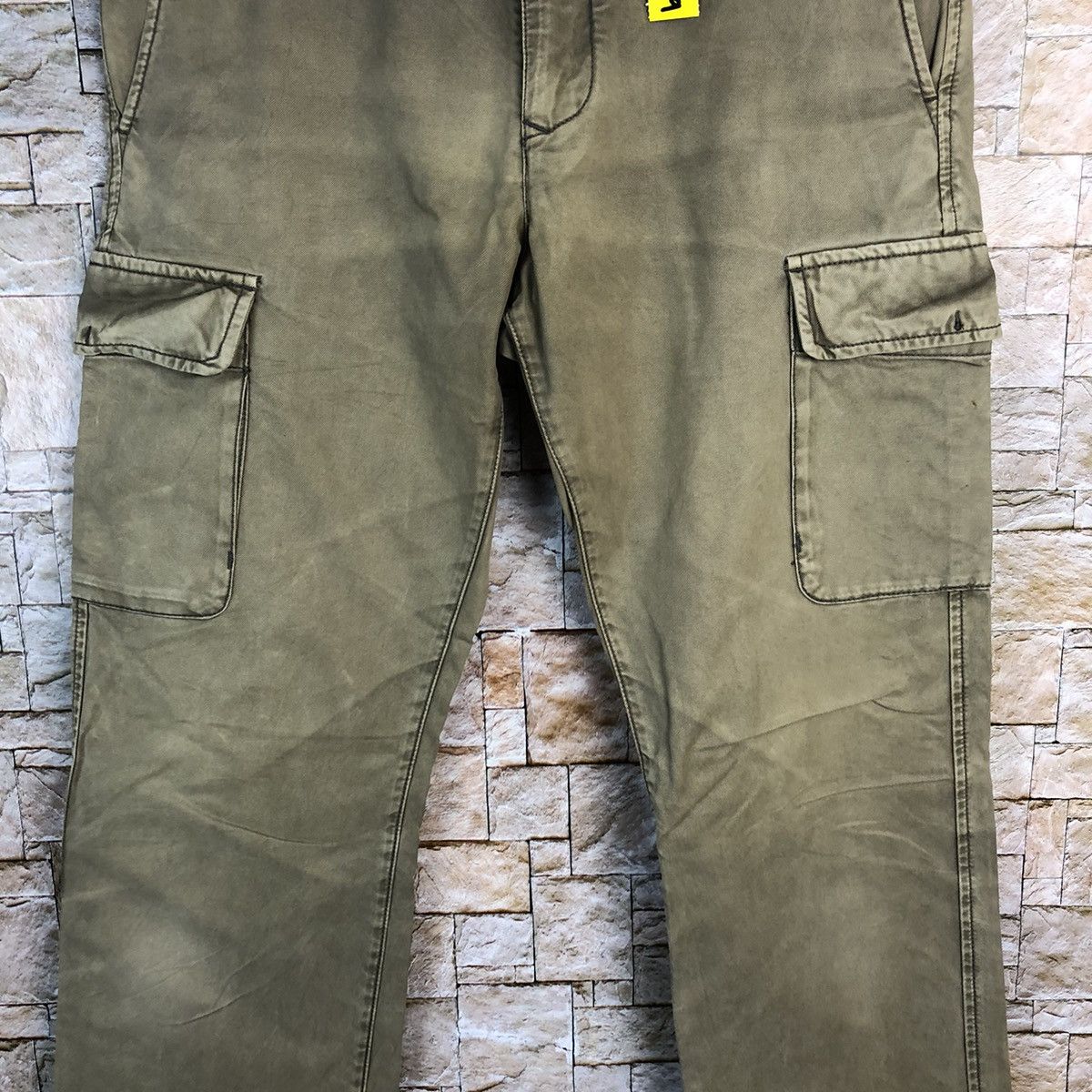 Japanese Brand Back Number Brown Cargo Multipocket Pants #A439 Size US 30 / EU 46 - 6 Thumbnail
