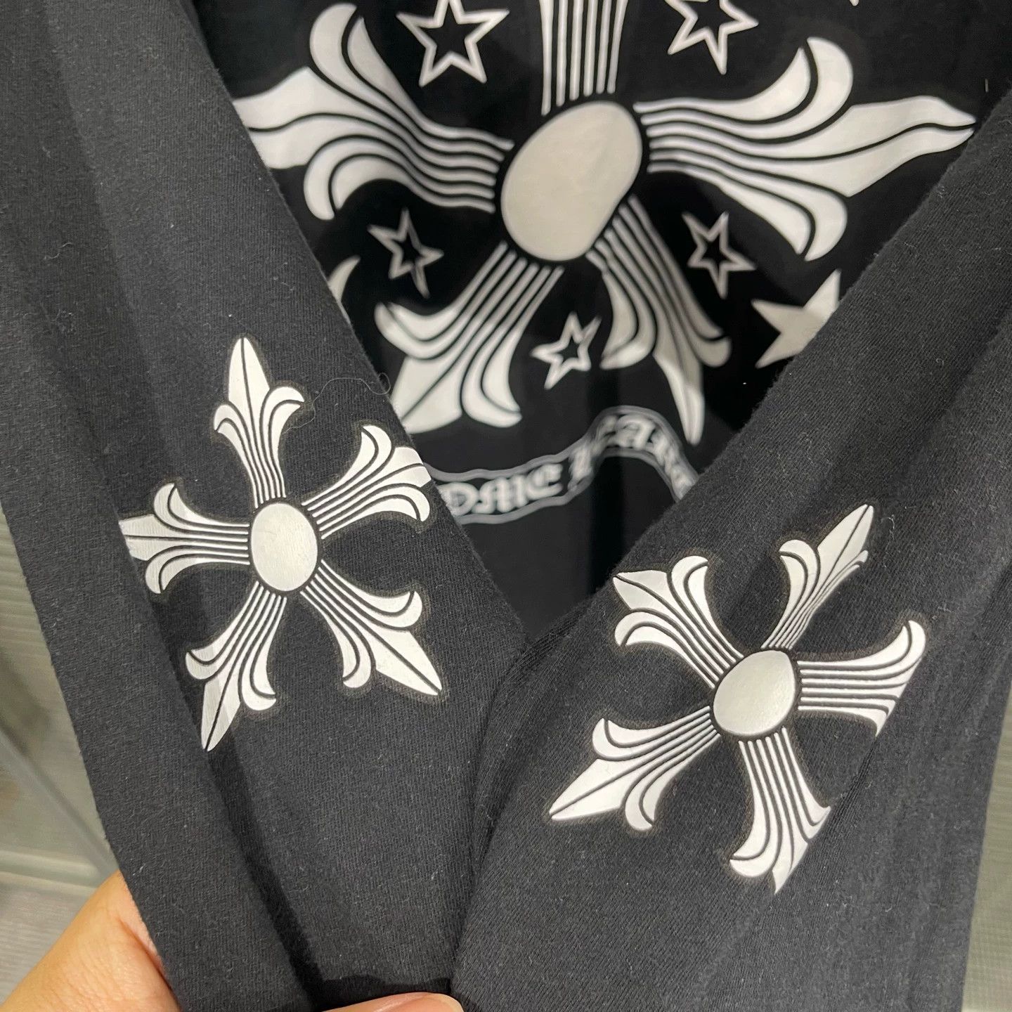 Chrome Hearts CH Pentagram Scroll Print Long Sleeve L 99 New Size US L / EU 52-54 / 3 - 7 Thumbnail