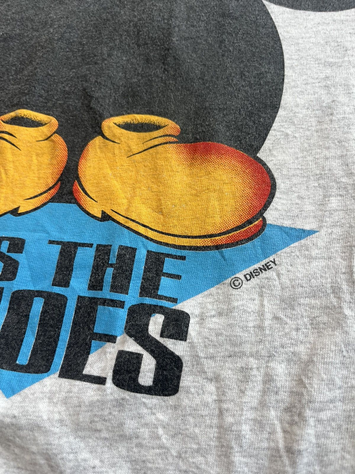 Disney Vintage Mickey Mouse IT’ The SHOES Disney 90’s Shirt Size US XL / EU 56 / 4 - 5 Thumbnail