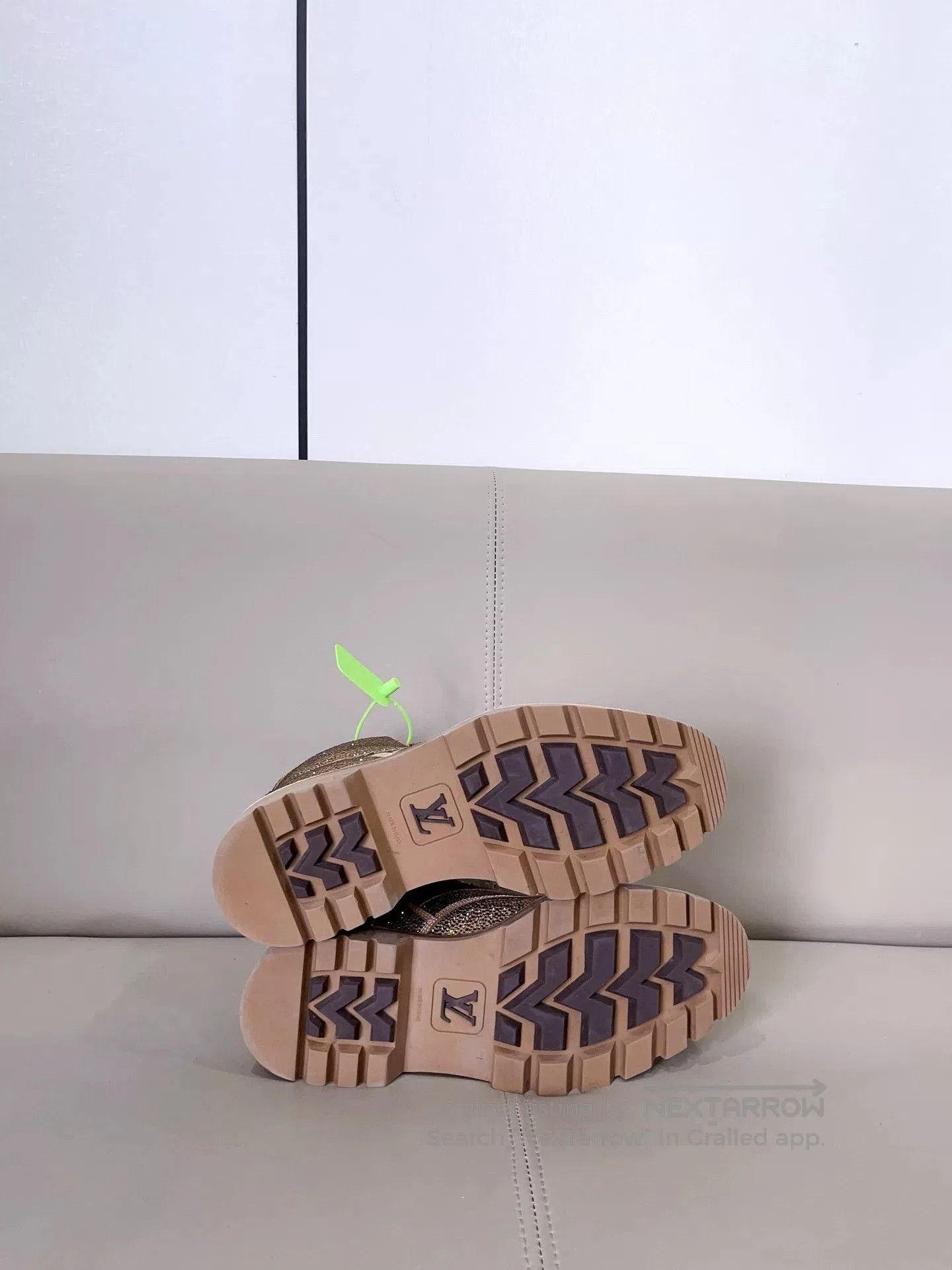 Louis Vuitton Louis Vuitton Diamond Monogram Yellow Martin Boots. Size US 8 / EU 41 - 7 Thumbnail