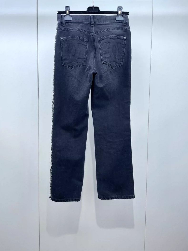Chanel Chanel Black and gray jeans 2504-Nextarrow Size 24" / US 00 / IT 34 - 2 Thumbnail
