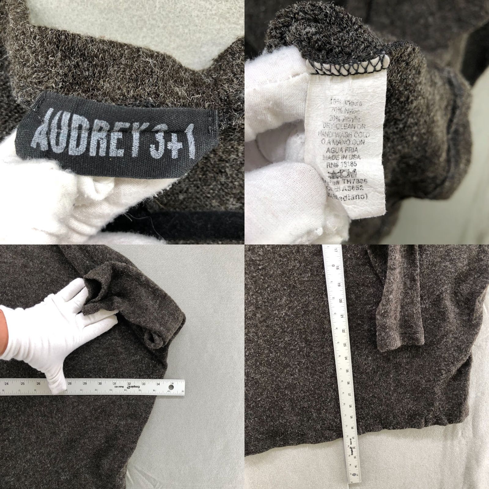 Vintage VINTAGE Audrey 3+1 Oversized Sweater Womens M Brown Angora Blend Crew Neck Dolman Knit Pullover Bohemian 90s Mens Women? Size M / US 6-8 / IT 42-44 - 8 Thumbnail