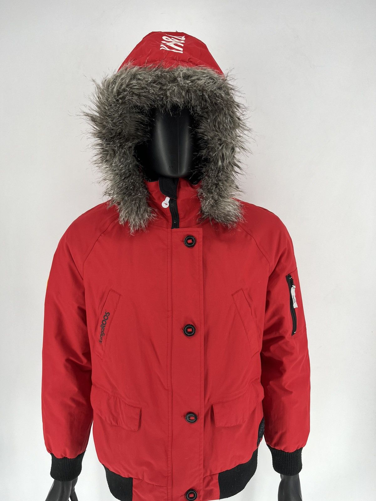 KangaROOS × Vintage Vintage Kangaroos Mens Puffer Down Jacket With Fur Hoodie Size US M / EU 48-50 / 2 - 5 Thumbnail