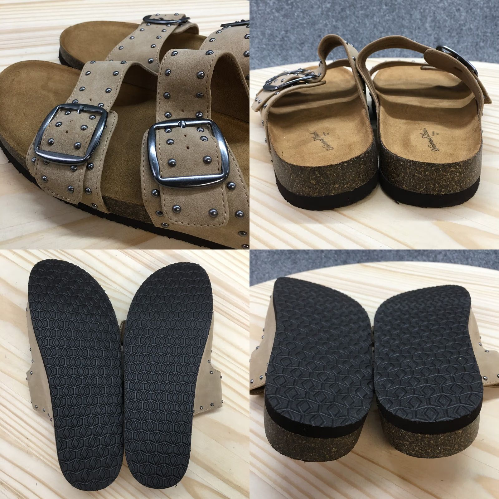 Vintage Universal Thread Sandals Womens 9 Casual Slip-On Buckle Brown Faux Suede Sandal Womens 9 Brown Slip-On Buckle Sandal Casual Size US 9 / IT 39 - 8 Thumbnail
