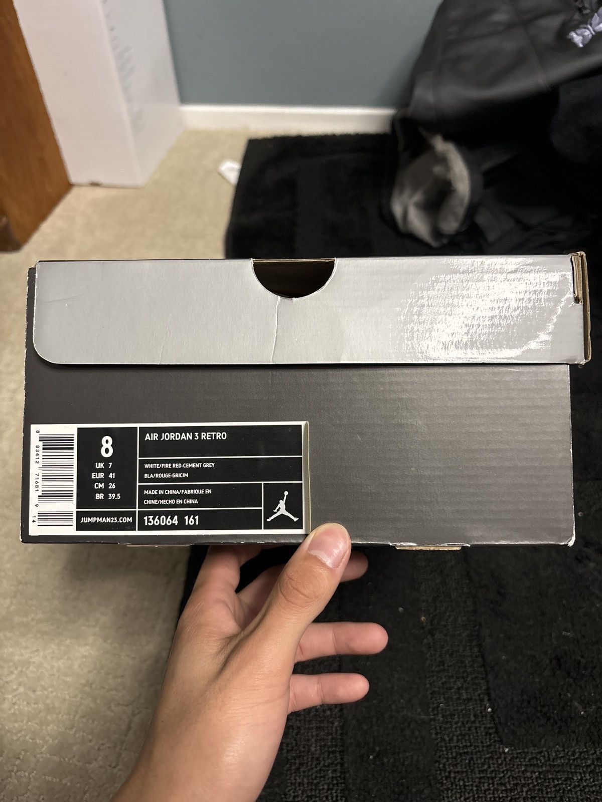 Jordan Brand Air Jordan 3 Retro 2007 Size US 8 / EU 41 - 7 Thumbnail