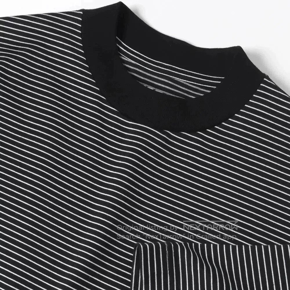 N.Hoolywood black striped balloon sleeve short t-shirt. Size US L / EU 52-54 / 3 - 2 Thumbnail