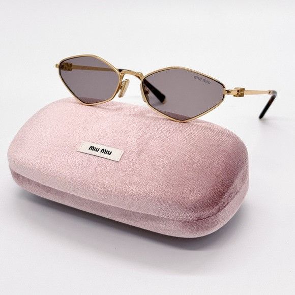 Miu Miu NEW MIU MIU MU56ZS 5AK20I WOMEN MIU MIU ROMB SUNGLASSES MU 5 Size ONE SIZE - 1 Thumbnail