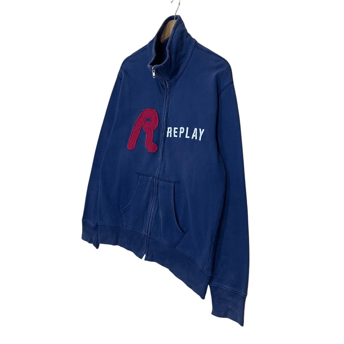 Replay Vintage Replay Big Logo Zipper Sweater Size US M / EU 48-50 / 2 - 3 Thumbnail