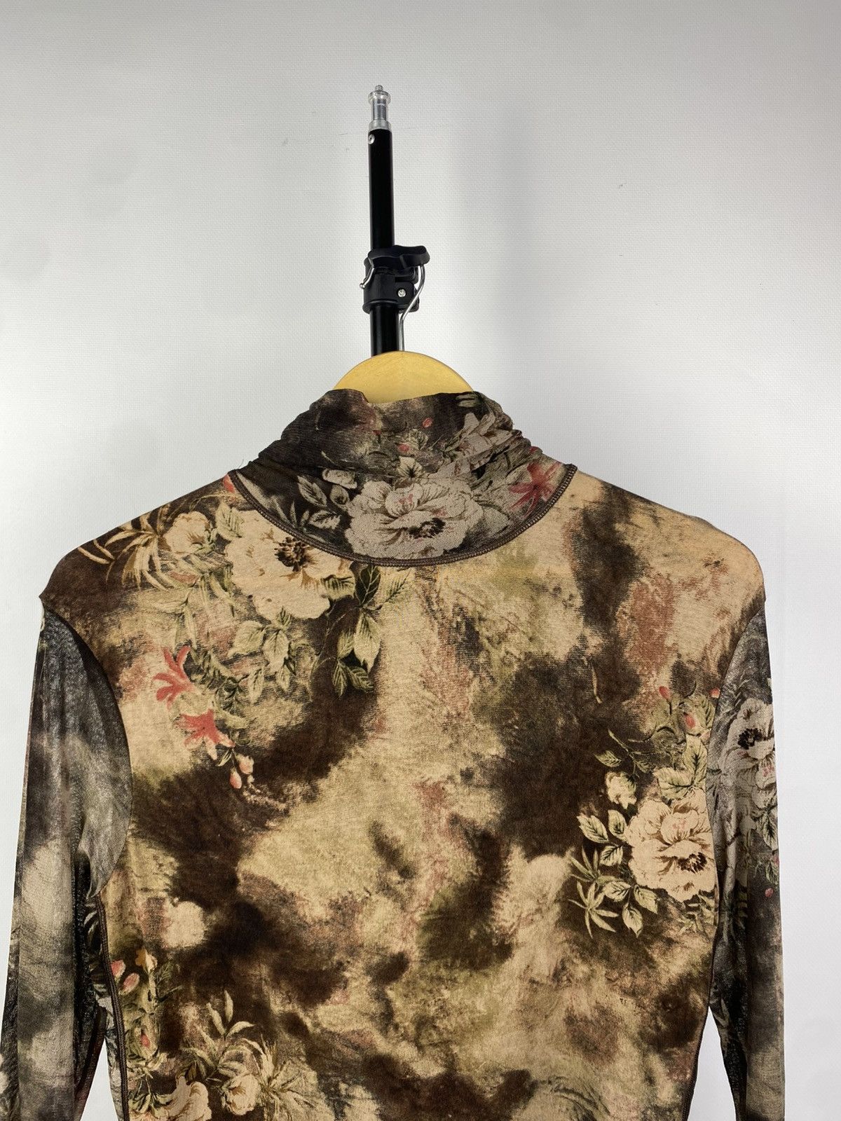 Designer × Japanese Brand × Vintage Save The Queen Jean Paul Gaultier Style Mesh Blouses Size M / US 6-8 / IT 42-44 - 2 Thumbnail