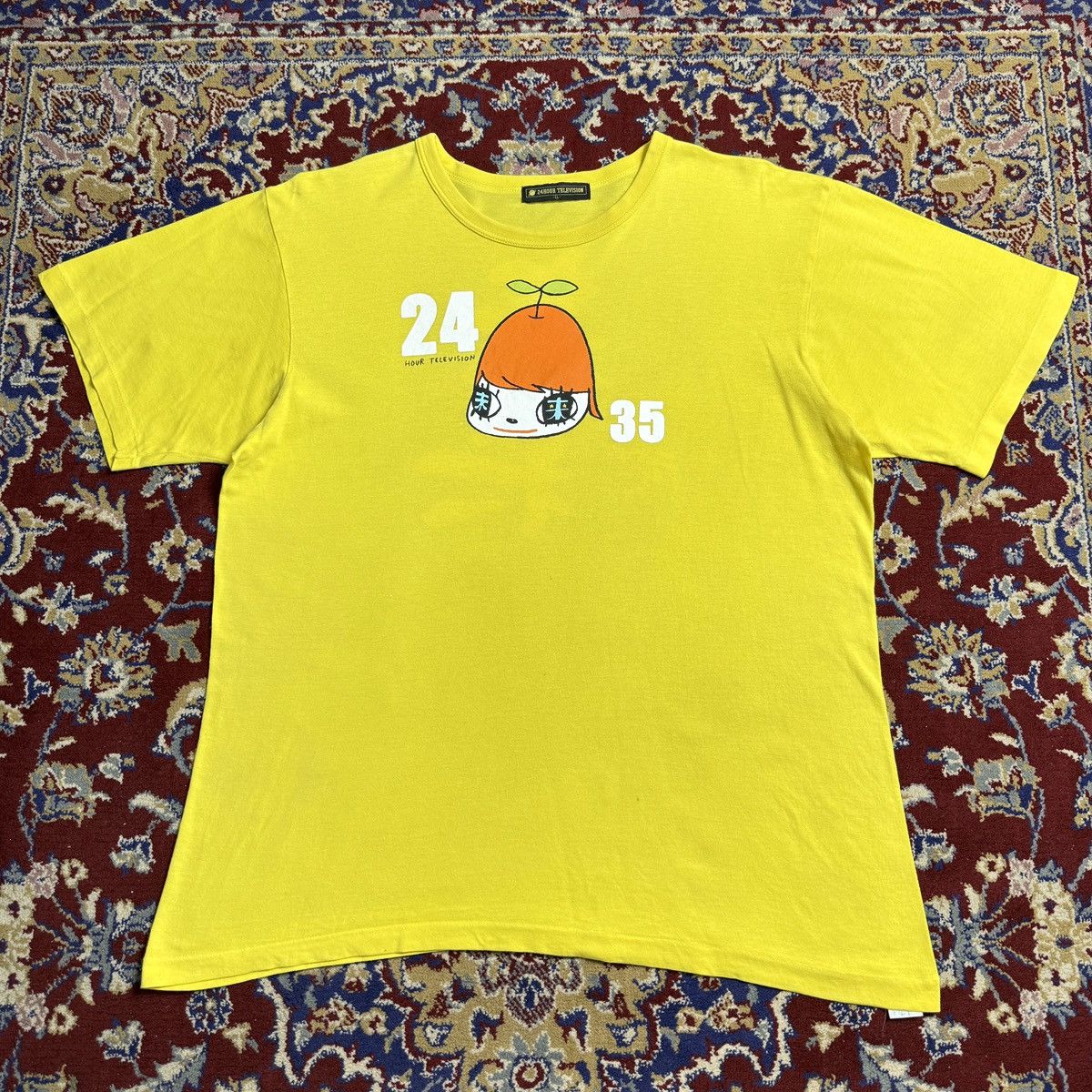 Japanese Brand Yoshitomo Nara x 24 Hour Television tee Japanese Artist y2k Size US L / EU 52-54 / 3 - 2 Thumbnail