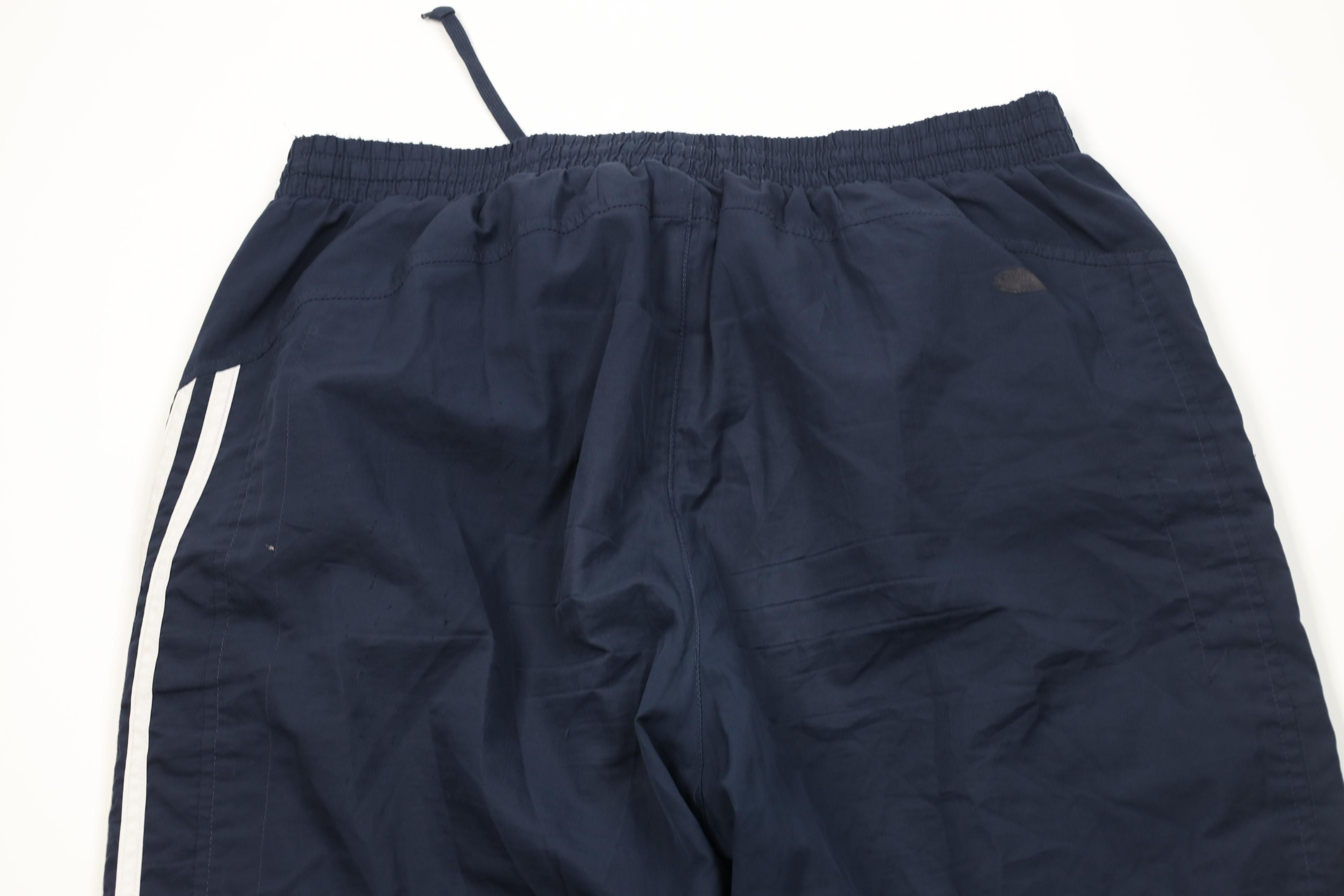 Adidas Vintage Y2K Adidas Striped Lined Wide Leg Windbreaker Pants Size US 34 / EU 50 - 12 Thumbnail