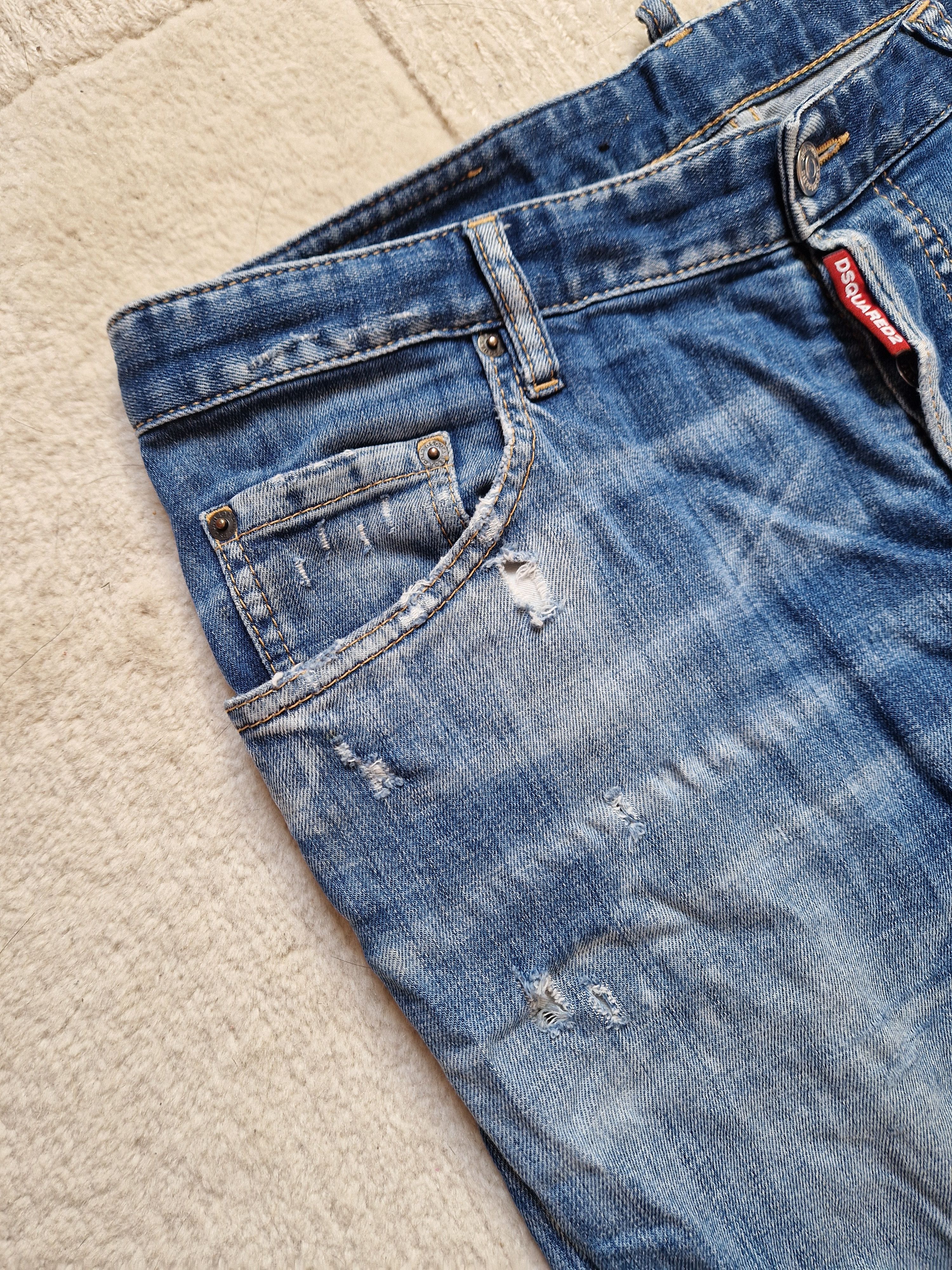 Dsquared2 Authentic DSQUARED2 ripped patch jeans denim distressed Size US 34 / EU 50 - 3 Thumbnail