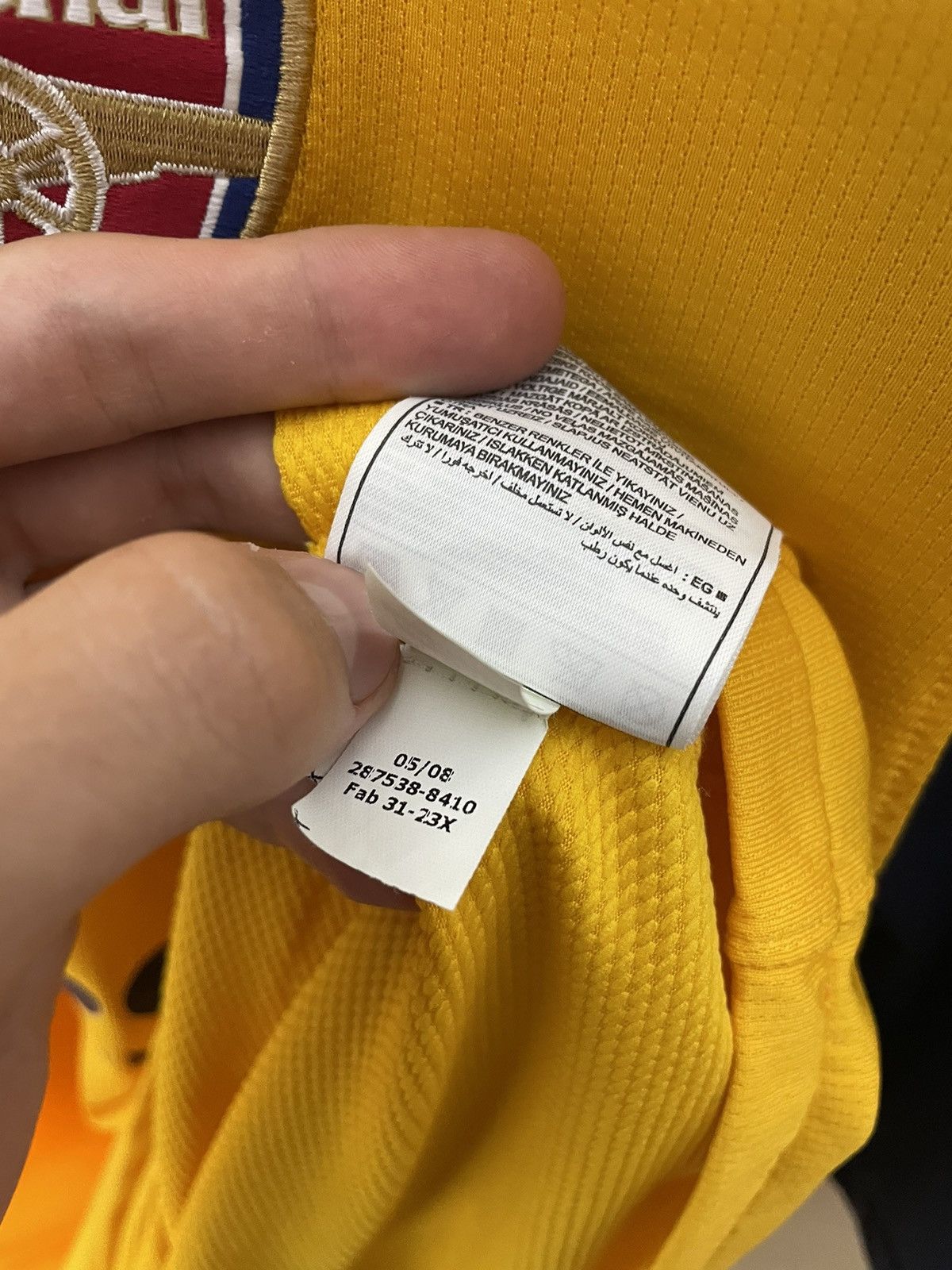Nike × Vintage Nike Arsenal vintage soccer jersey streetwear Size US XL / EU 56 / 4 - 9 Thumbnail