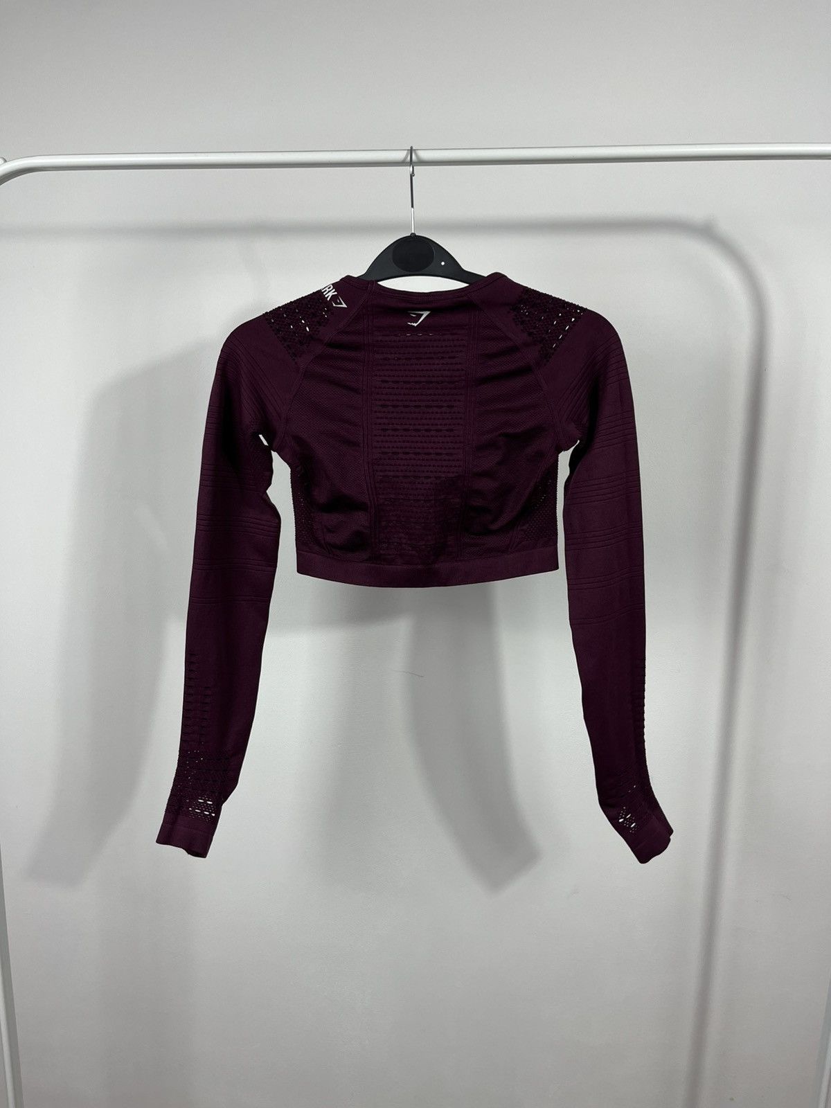 Gymshark Gymshark Women’s Flex Seamless Long Sleeve Crop Top XS Plum Size XS / US 0-2 / IT 36-38 - 10 Thumbnail