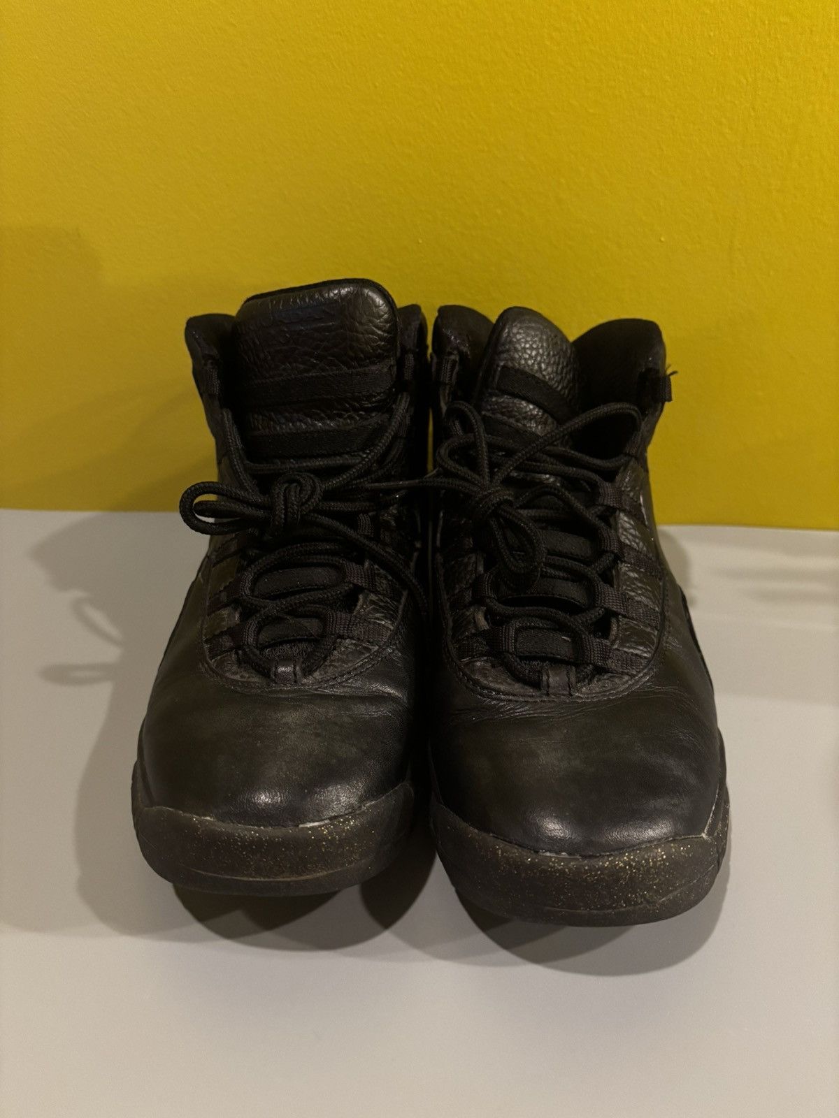 Jordan Brand Black leather air jordan 7y shoes1149 Size US 7 / EU 40 - 5 Thumbnail